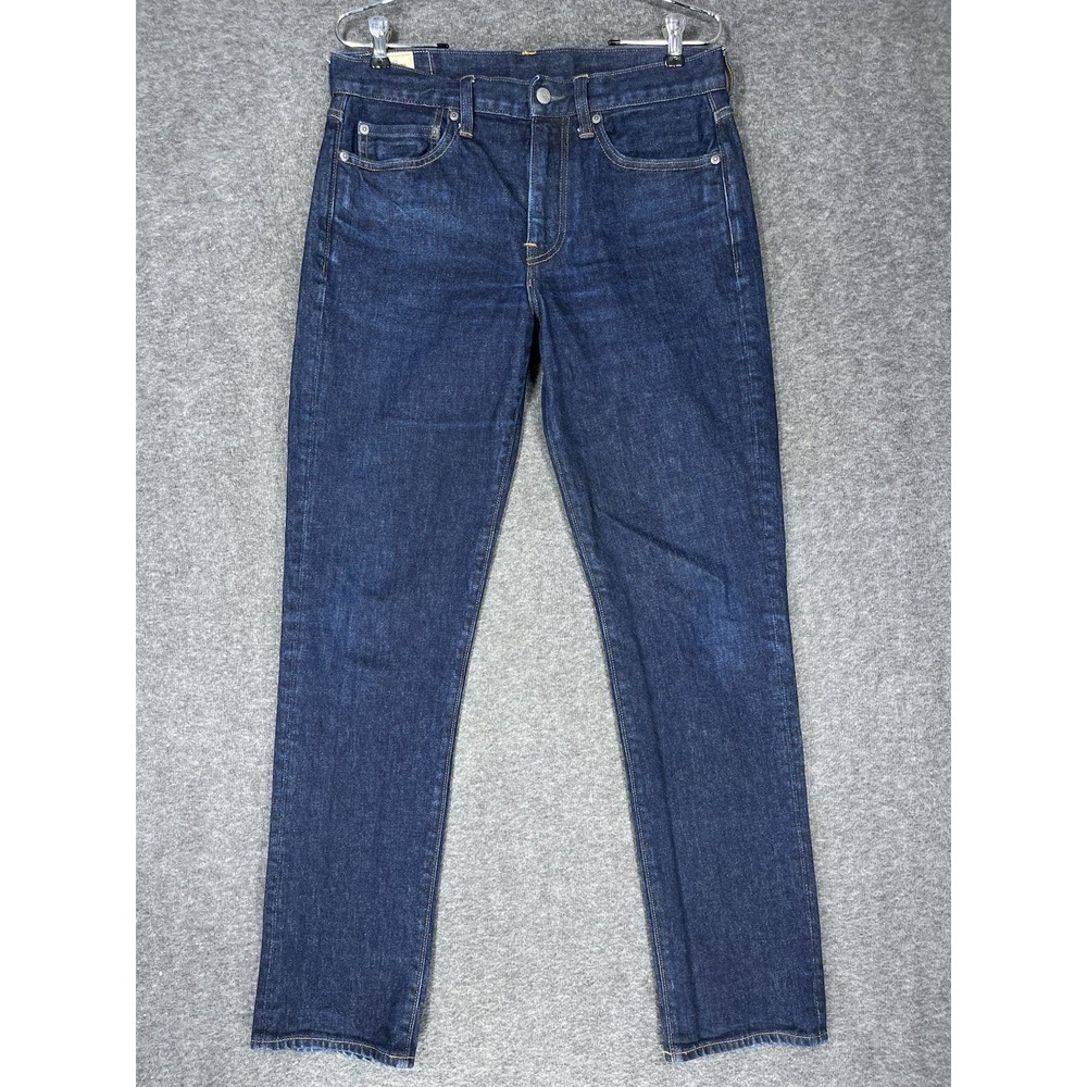 J.Crew Jeans Mens 31x32 (fits 32x32) Blue 770 Straight Fit Kurabo Japanese Denim